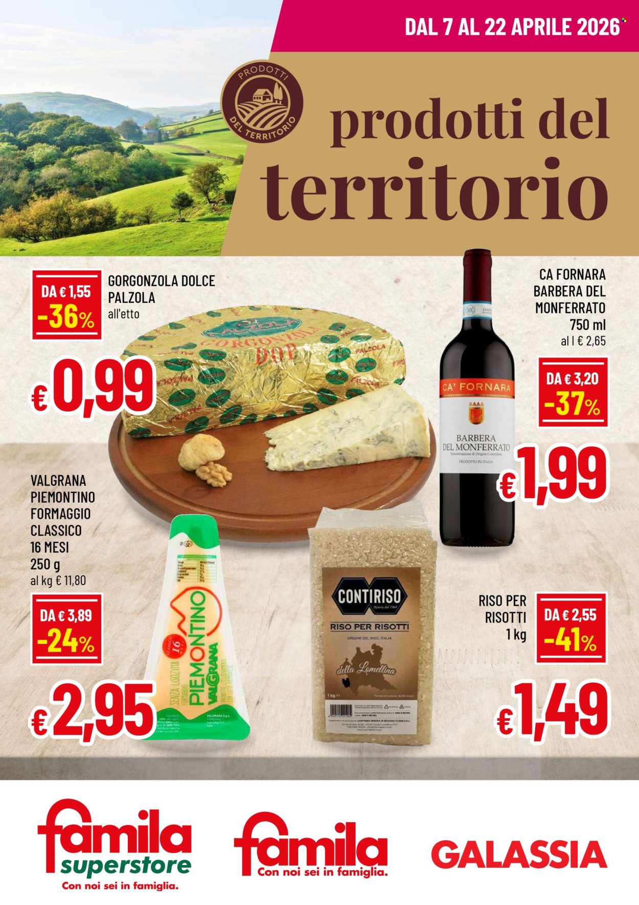 Volantino Famila - 7/4/2026 - 22/4/2026. Pagina 1