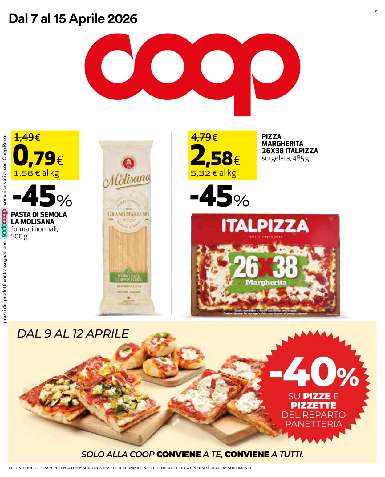 Volantino Coop - 7/4/2026 - 15/4/2026. Pagina 1