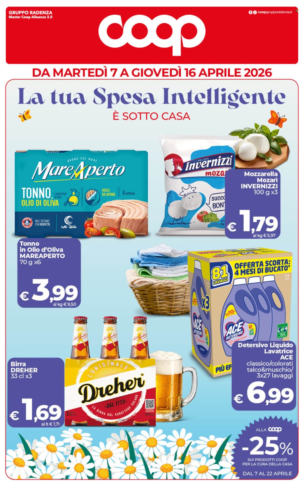 Volantino Coop - 7/4/2026 - 16/4/2026. Pagina 1