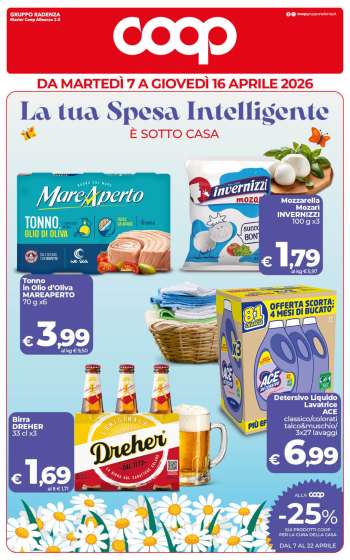 Volantino Coop - 7/4/2026 - 16/4/2026.