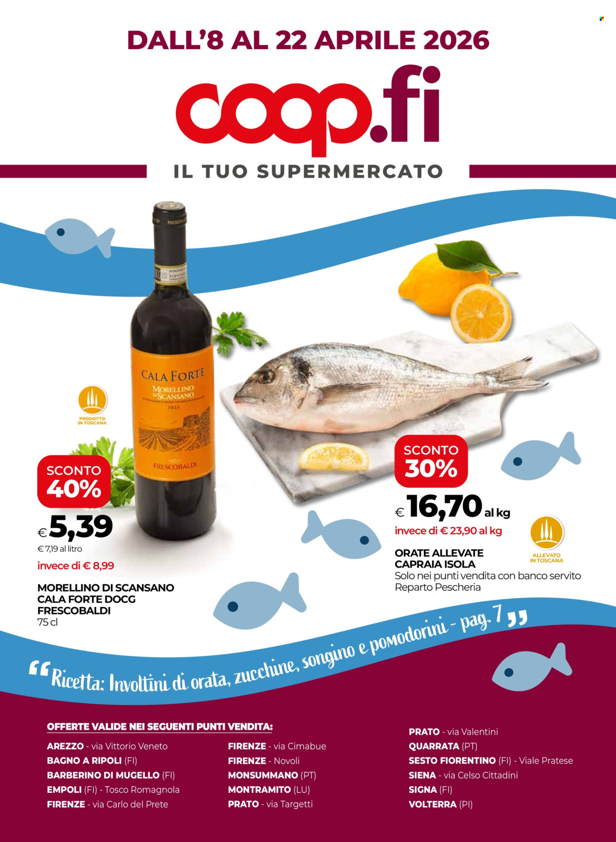 Volantino Coop - 8/4/2026 - 22/4/2026. Pagina 1