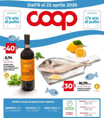Volantino Coop - 8/4/2026 - 22/4/2026.