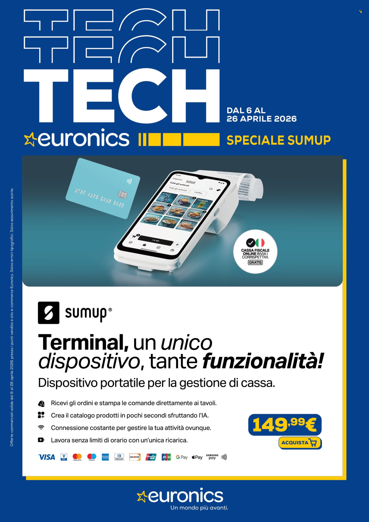 Volantino Euronics - 6/4/2026 - 26/4/2026. Pagina 1