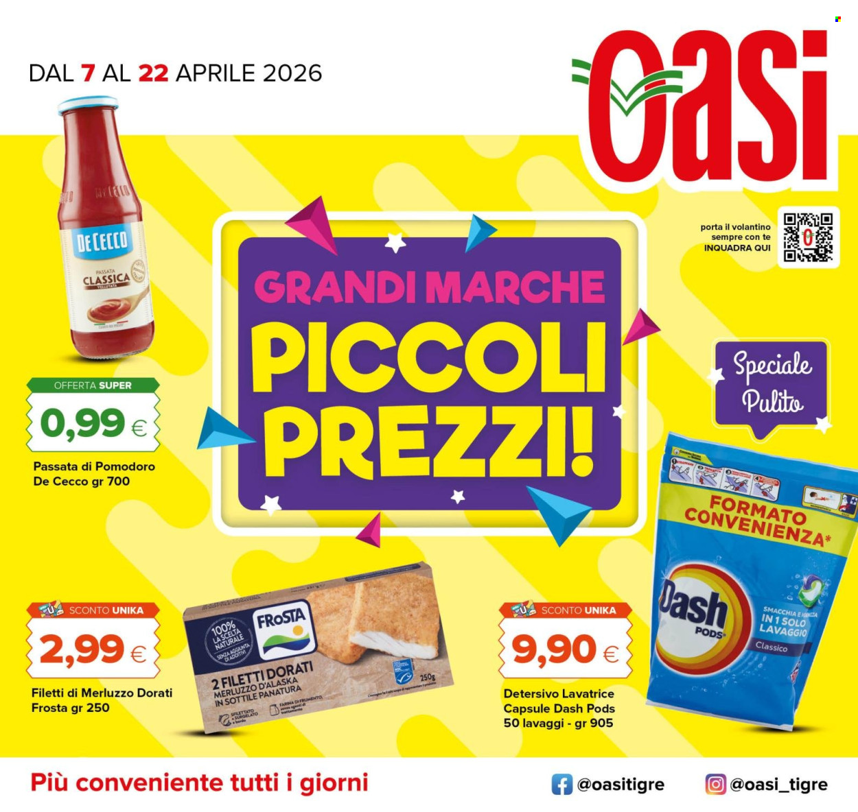 Volantino Oasi - 7/4/2026 - 22/4/2026. Pagina 1