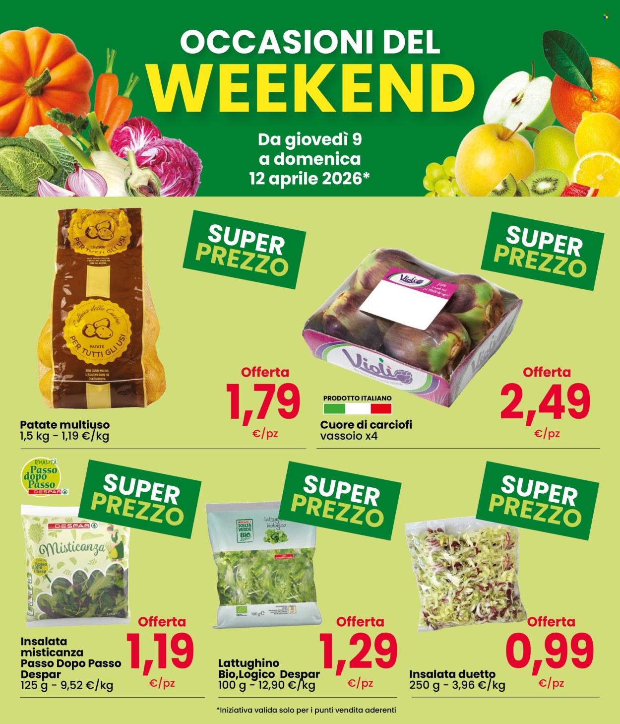 Volantino Eurospar - 9/4/2026 - 12/4/2026. Pagina 3