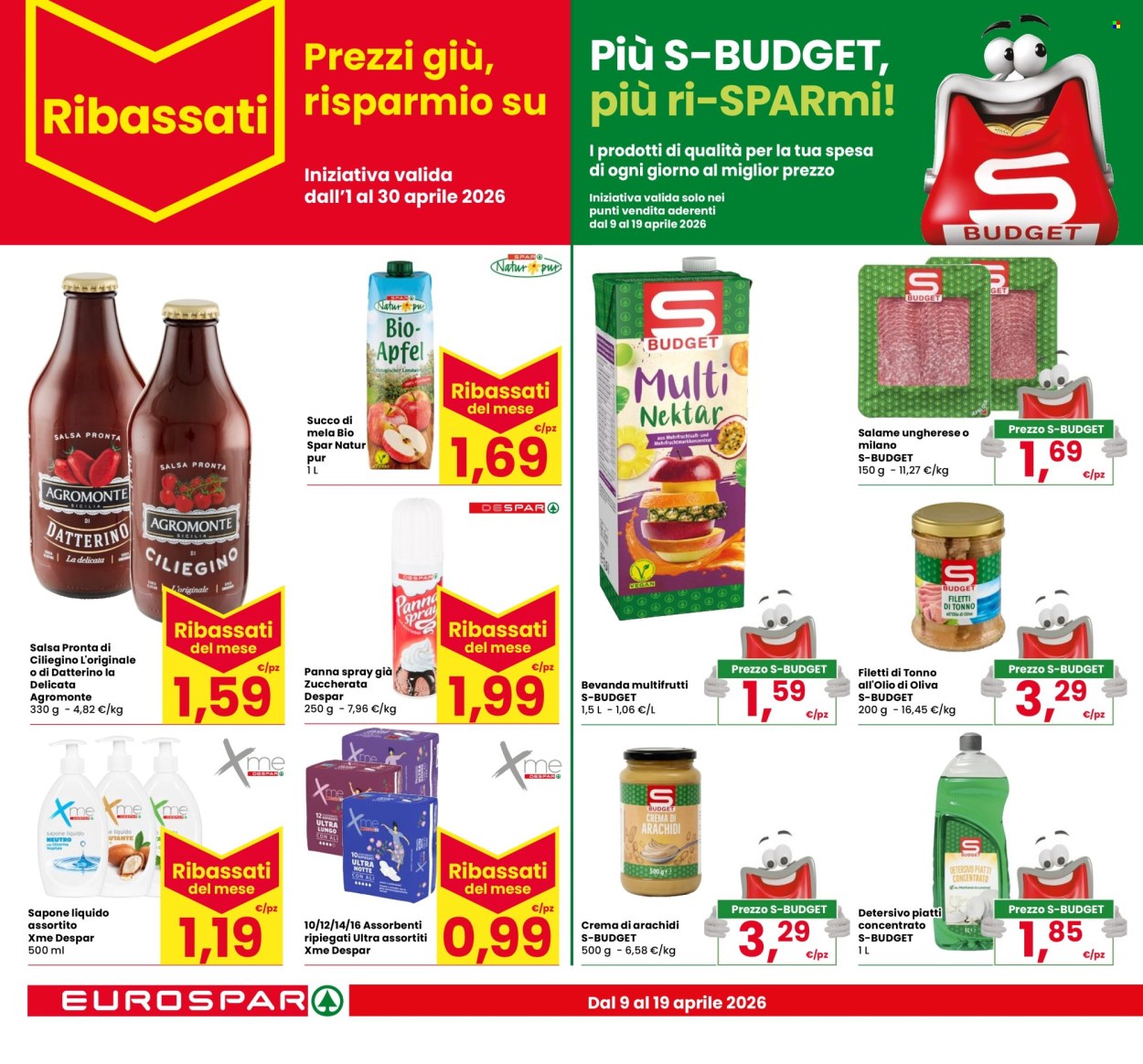 Volantino Eurospar - 9/4/2026 - 19/4/2026. Pagina 18