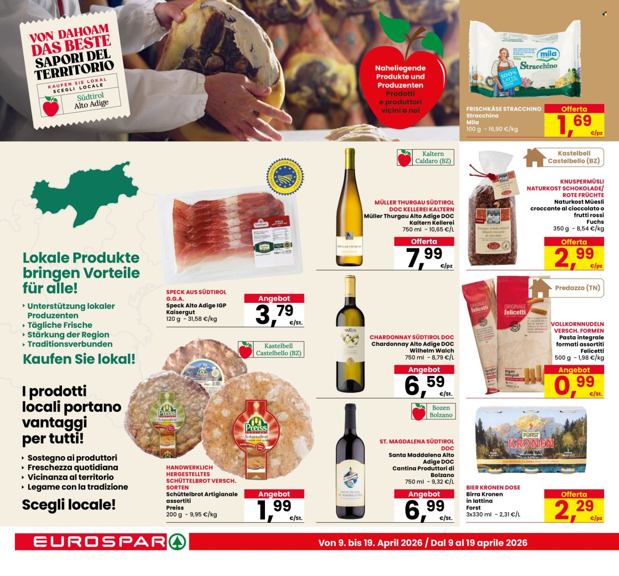 Volantino Eurospar - 9/4/2026 - 19/4/2026. Pagina 10