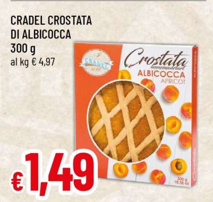 CRADEL CROSTATA DI ALBICOCCA