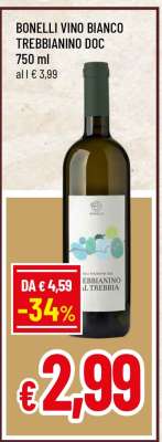 BONELLI VINO BIANCO TREBBIANINO DOC