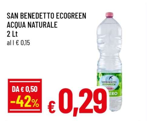 SAN BENEDETTO ECOGREEN ACQUA NATURALE