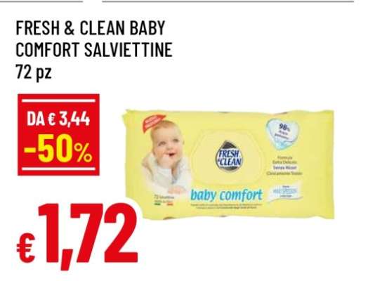 FRESH & CLEAN BABY COMFORT SALVIETTINE