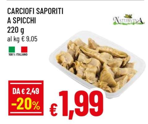 CARCIOFI SAPORITI A SPICCHI