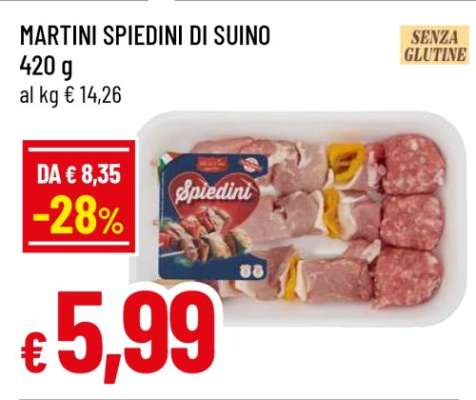 MARTINI SPIEDINI DI SUINO