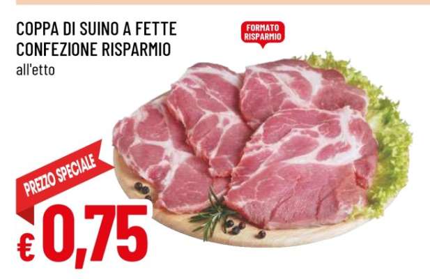 Coppa di Suino a Fette