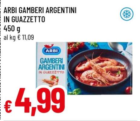 ARBI GAMBERI ARGENTINI IN GUAZZETTO