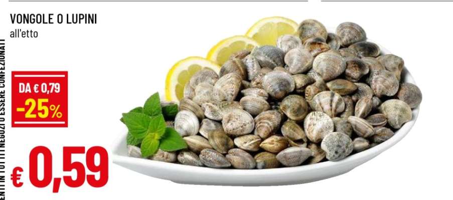 VONGOLE O LUPINI
