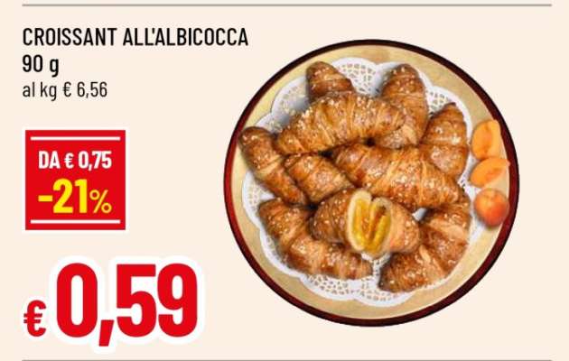 CROISSANT ALL'ALBICOCCA