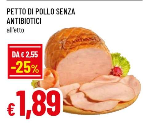 PETTO DI POLLO SENZA ANTIBIOTICI