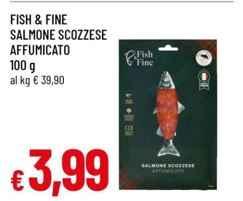 FISH & FINE SALMONE SCOZZESE AFFUMICATO
