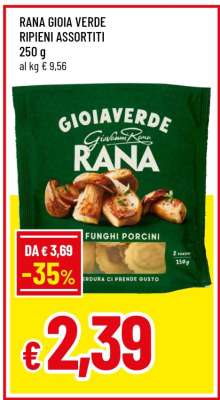RANA GIOIA VERDE RIPIENI ASSORTITI