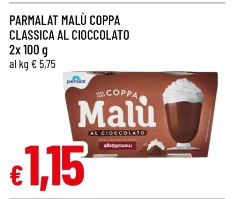 PARMALAT MALÙ COPPA CLASSICA AL CIOCCOLATO