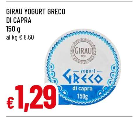 GIRAU YOGURT GRECO DI CAPRA