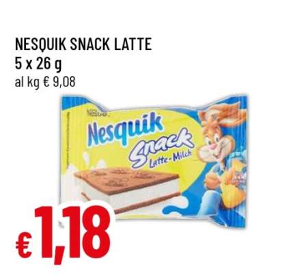 NESQUIK SNACK LATTE