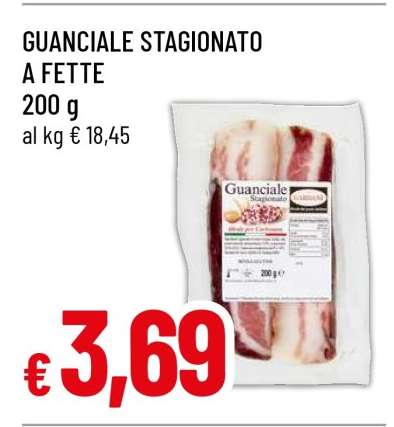 GUANCIALE STAGIONATO A FETTE