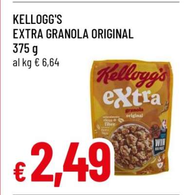 KELLOGG'S EXTRA GRANOLA ORIGINAL