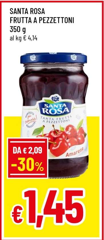SANTA ROSA FRUTTA A PEZZETTONI