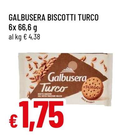 GALBUSERA biscotti Turco