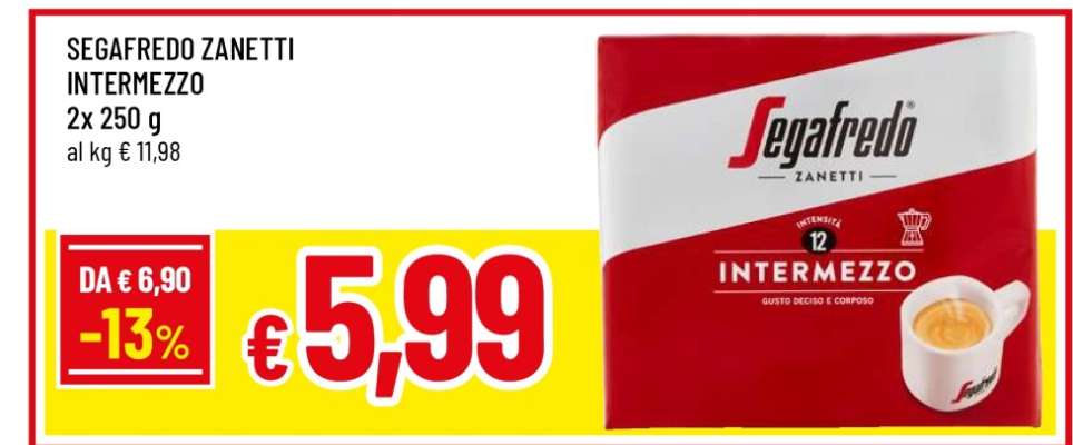 SEGAFREDO ZANETTI INTERMEZZO
