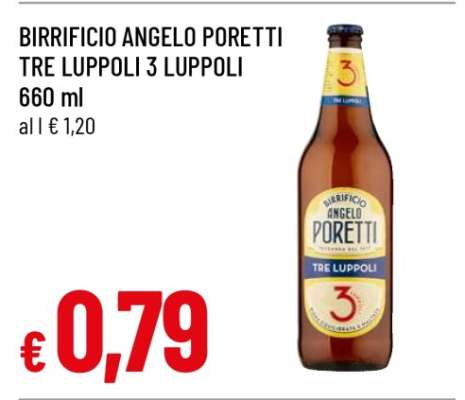 BIRRIFICIO ANGELO PORETTI TRE LUPPOLI 3 LUPPOLI