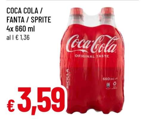 Coca Cola/Fanta/Sprite