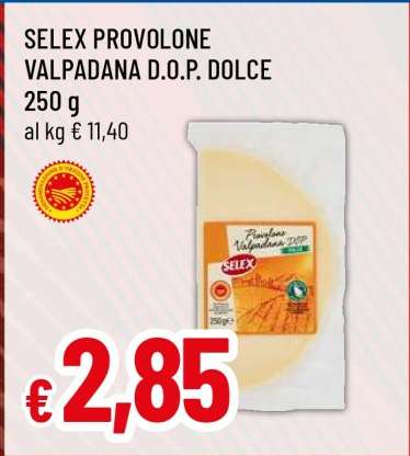 SELEX PROVOLONE VALPADANA D.O.P. DOLCE