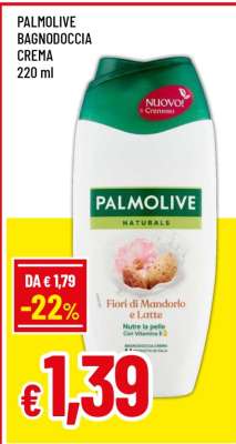 PALMOLIVE BAGNODOCCIA CREMA