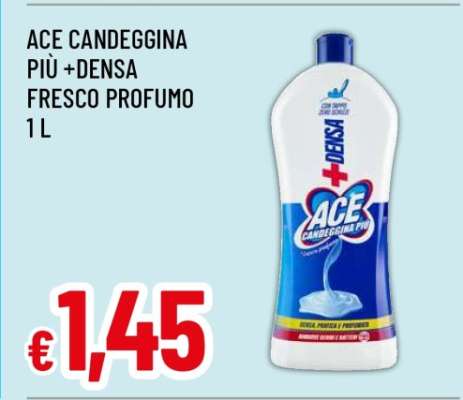 ACE CANDEGGINA PIÙ +DENSA FRESCO PROFUMO 1 L
