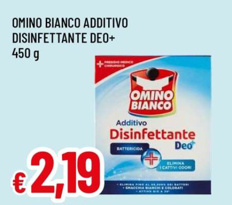OMINO BIANCO ADDITIVO DISINFETTANTE DEO+