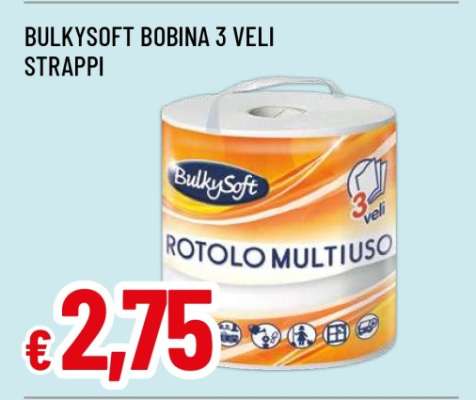 BULKYSOFT BOBINA 3 VELI STRAPPI