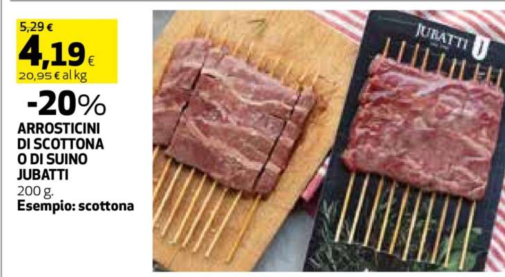 ARROSTICINI DI SCOTTONA O DI SUINO JUBATTI