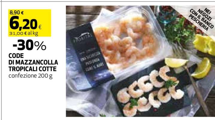 CODE DI MAZZANCOLLA TROPICALI COTTE