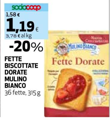 Fette Biscottate Dorate MULINO BIANCO