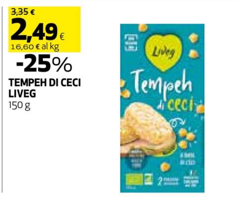 TEMPEH DI CECI LIVEG