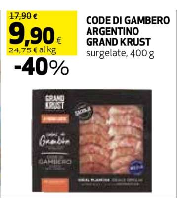 Code di Gambero Argentino Grand Krust