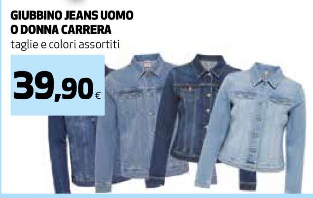 GIUBBINO JEANS UOMO O DONNA CARRERA