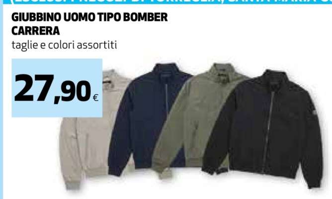 GIUBBINO UOMO TIPO BOMBER CARRERA