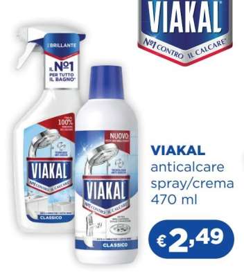 VIAKAL anticalcare spray/crema