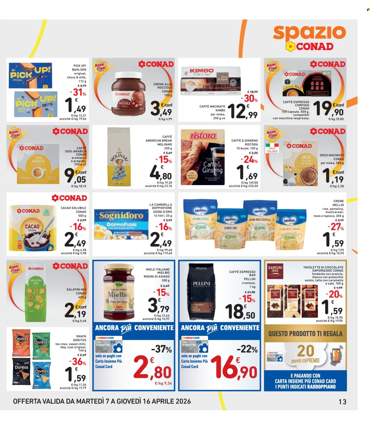 Volantino Spazio Conad - 7/4/2026 - 16/4/2026. Pagina 13