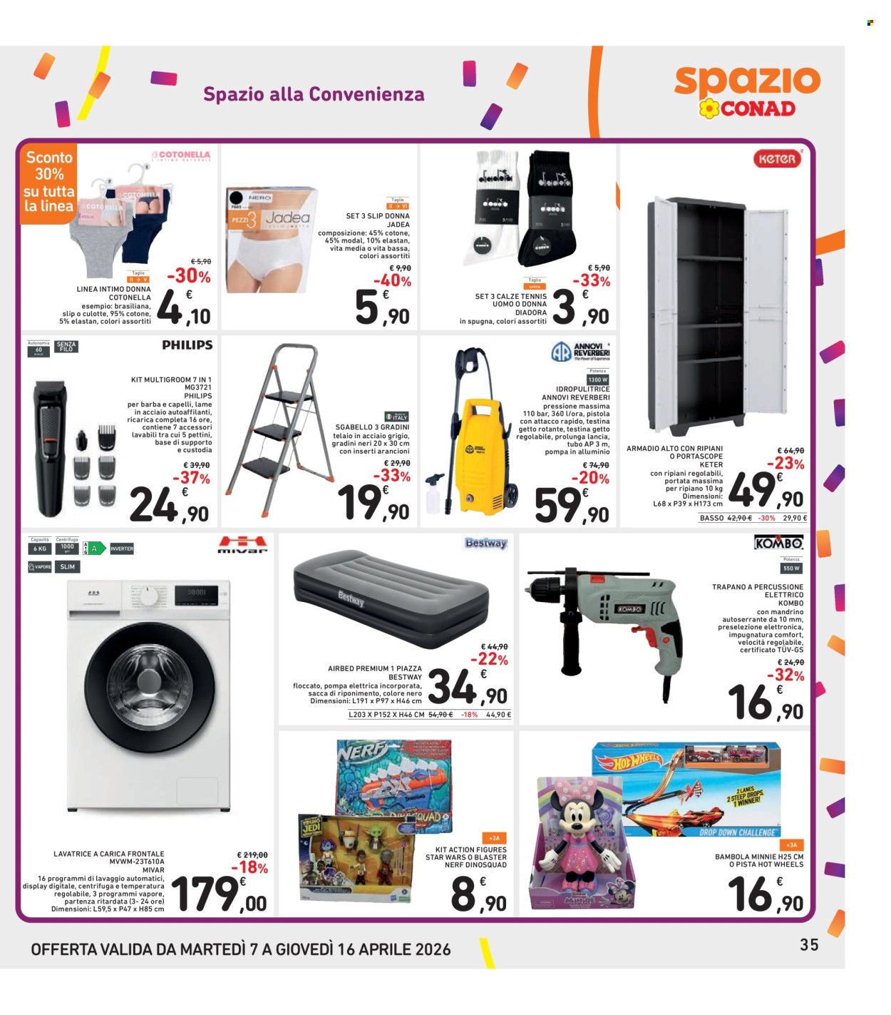 Volantino Spazio Conad - 7/4/2026 - 16/4/2026. Pagina 35
