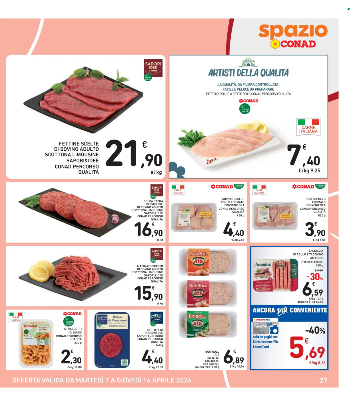 Volantino Spazio Conad - 7/4/2026 - 16/4/2026. Pagina 27